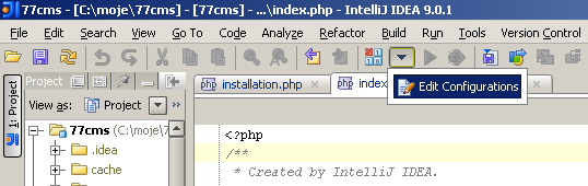 IntelliJ IDEA - Edit Configuration